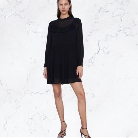 NWT ZARA SWISS DOT DRESS - Picture 2 of 6